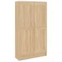 Armario de libros contrachapada color roble 82,5x30,5x150 cm de vidaXL, Librerías y estanterías - Ref: Foro24-802726, Precio:...