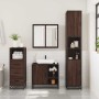 Set de muebles baño 3 pzas madera contrachapada roble marrón de , Muebles de baño - Ref: Foro24-3301029, Precio: 228,02 €, De...