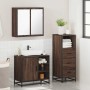 Set de muebles baño 3 pzas madera contrachapada roble marrón de , Muebles de baño - Ref: Foro24-3301029, Precio: 228,02 €, De...