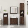 Set de muebles baño 3 pzas madera contrachapada roble marrón de , Muebles de baño - Ref: Foro24-3300949, Precio: 196,76 €, De...