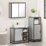 Set de muebles de baño 3 pzas madera contrachapada gris sonoma de , Muebles de baño - Ref: Foro24-3300968, Precio: 233,17 €, ...