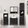 Juego de muebles de baño 3 pzas madera contrachapada negro de , Muebles de baño - Ref: Foro24-3300975, Precio: 216,69 €, Desc...
