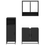 Juego de muebles de baño 3 pzas madera contrachapada negro de , Muebles de baño - Ref: Foro24-3300975, Precio: 216,69 €, Desc...