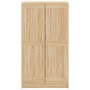 Armario de libros contrachapada color roble 82,5x30,5x150 cm de vidaXL, Librerías y estanterías - Ref: Foro24-802726, Precio:...