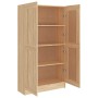 Armario de libros contrachapada color roble 82,5x30,5x150 cm de vidaXL, Librerías y estanterías - Ref: Foro24-802726, Precio:...