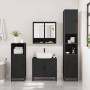 Juego de muebles de baño 3 pzas madera contrachapada negro de , Muebles de baño - Ref: Foro24-3301095, Precio: 296,40 €, Desc...