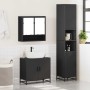 Juego de muebles de baño 3 pzas madera contrachapada negro de , Muebles de baño - Ref: Foro24-3301095, Precio: 296,40 €, Desc...