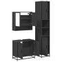 Juego de muebles de baño 3 pzas madera contrachapada negro de , Muebles de baño - Ref: Foro24-3301095, Precio: 296,40 €, Desc...