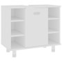 Armario de baño madera contrachapada blanco 60x32x53,5 cm de vidaXL, Muebles de baño - Ref: Foro24-802633, Precio: 48,59 €, D...