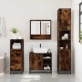 Set de muebles baño 3 pzas madera contrachapada roble ahumado de , Muebles de baño - Ref: Foro24-3301057, Precio: 236,75 €, D...