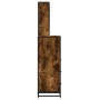 Set de muebles baño 3 pzas madera contrachapada roble ahumado de , Muebles de baño - Ref: Foro24-3301057, Precio: 236,75 €, D...
