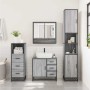 Set de muebles de baño 3 pzas madera contrachapada gris sonoma de , Muebles de baño - Ref: Foro24-3301048, Precio: 263,96 €, ...