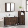 Set de muebles baño 3 pzas madera contrachapada roble marrón de , Muebles de baño - Ref: Foro24-3300954, Precio: 222,85 €, De...