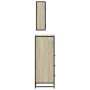 Set de muebles de baño 3 pzas madera contrachapada roble Sonoma de , Muebles de baño - Ref: Foro24-3301041, Precio: 228,82 €,...