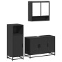 Juego de muebles de baño 3 pzas madera contrachapada negro de , Muebles de baño - Ref: Foro24-3300980, Precio: 241,98 €, Desc...