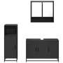 Juego de muebles de baño 3 pzas madera contrachapada negro de , Muebles de baño - Ref: Foro24-3300980, Precio: 241,98 €, Desc...