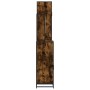 Set de muebles baño 4 pzas madera contrachapada roble ahumado de , Muebles de baño - Ref: Foro24-3301237, Precio: 362,98 €, D...