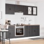 Mueble de cocina Kalmar negra 8 piezas madera contrachapada de , Armarios de cocina - Ref: Foro24-3314842, Precio: 622,82 €, ...