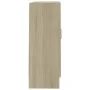 Armario libros madera contrachapada color roble 82,5x30,5x80 cm de vidaXL, Librerías y estanterías - Ref: Foro24-802744, Prec...