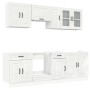 Mueble cocina Kalmar blanco de alto brillo 8 pzas de , Armarios de cocina - Ref: Foro24-3314823, Precio: 616,47 €, Descuento: %