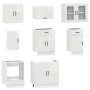 Mueble cocina Kalmar blanco de alto brillo 8 pzas de , Armarios de cocina - Ref: Foro24-3314823, Precio: 616,47 €, Descuento: %