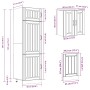 Mueble de cocina Kalmar negra 8 piezas madera contrachapada de , Armarios de cocina - Ref: Foro24-3314802, Precio: 631,08 €, ...