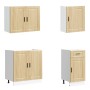 Mueble cocina Kalmar roble sonoma 7 pzas madera contrachapada de , Armarios de cocina - Ref: Foro24-3314784, Precio: 576,23 €...