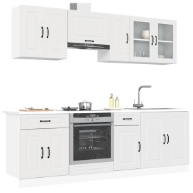 Mueble de cocina Kalmar blanco 8 piezas madera contrachapada de , Armarios de cocina - Ref: Foro24-3314821, Precio: 572,49 €,...