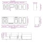 Mueble de cocina Kalmar blanco 8 piezas madera contrachapada de , Armarios de cocina - Ref: Foro24-3314821, Precio: 572,49 €,...