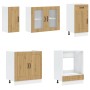 Mueble de cocina Kalmar 8 piezas artesanal roble de , Armarios de cocina - Ref: Foro24-3314800, Precio: 653,07 €, Descuento: %