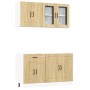 Mueble cocina Kalmar roble sonoma 4 pzas madera contrachapada de , Armarios de cocina - Ref: Foro24-3314854, Precio: 281,20 €...