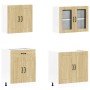 Mueble cocina Kalmar roble sonoma 4 pzas madera contrachapada de , Armarios de cocina - Ref: Foro24-3314854, Precio: 281,20 €...