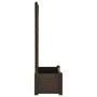 Jardinera con enrejado PP moca 100x43x142 cm de vidaXL, Maceteros y jardineras - Ref: Foro24-313984, Precio: 134,59 €, Descue...