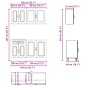 Mueble cocina Kalmar roble ahumado 4 pzas madera contrachapada de , Armarios de cocina - Ref: Foro24-3314856, Precio: 310,62 ...
