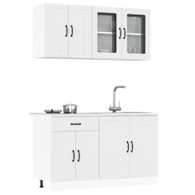 Mueble de cocina Kalmar blanco 4 piezas madera contrachapada de , Armarios de cocina - Ref: Foro24-3314861, Precio: 300,55 €,...
