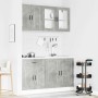 Mueble cocina Kalmar gris hormigón 4 pzas madera contrachapada de , Armarios de cocina - Ref: Foro24-3314875, Precio: 295,99 ...