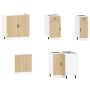Mueble cocina Porto roble sonoma 11 pzas madera contrachapada de , Armarios de cocina - Ref: Foro24-3314964, Precio: 703,82 €...