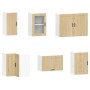 Mueble cocina Porto roble sonoma 11 pzas madera contrachapada de , Armarios de cocina - Ref: Foro24-3314964, Precio: 703,82 €...