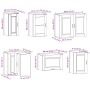Mueble cocina Porto roble sonoma 11 pzas madera contrachapada de , Armarios de cocina - Ref: Foro24-3314964, Precio: 703,82 €...