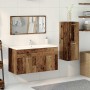 Juego de muebles de baño 3 piezas madera ingeniería envejecida de , Muebles de baño - Ref: Foro24-3328593, Precio: 127,04 €, ...