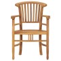 Juego de comedor de jardín 5 piezas madera maciza de teca de , Conjuntos de jardín - Ref: Foro24-3060009, Precio: 693,26 €, D...