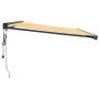 Toldo retráctil aluminio y tela amarillo y blanco 4,5x3 m de , Toldos - Ref: Foro24-3154609, Precio: 665,44 €, Descuento: %