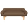 Sofá para niños de tela marrón 70x40x24 cm de , Mobiliario para bebés y niños pequeños - Ref: Foro24-3196346, Precio: 69,27 €...
