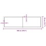 Tablero de mesa madera maciza borde natural 180x50x(2-4) cm de , Tableros para mesas - Ref: Foro24-363910, Precio: 75,19 €, D...