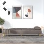 Sofá cama con reposabrazos tela gris taupe de , Sofás - Ref: Foro24-351892, Precio: 299,09 €, Descuento: %