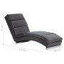 Diván de cuero sintético gris de , Divanes - Ref: Foro24-281293, Precio: 239,16 €, Descuento: %