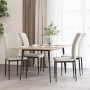 Sillas de comedor 4 unidades terciopelo crema de , Sillas de comedor - Ref: Foro24-326113, Precio: 178,55 €, Descuento: %
