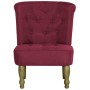 Sillones de estilo francés 2 unidades de tela color vino tinto de , Sillones - Ref: Foro24-282137, Precio: 229,98 €, Descuent...
