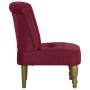 Sillones de estilo francés 2 unidades de tela color vino tinto de , Sillones - Ref: Foro24-282137, Precio: 229,98 €, Descuent...
