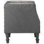 Sillón de cuero auténtico gris de , Sillones - Ref: Foro24-286591, Precio: 251,90 €, Descuento: %